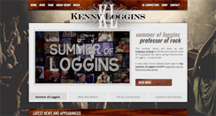 Desktop Screenshot of kennyloggins.com